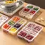 TRTR Trong Suốt 6 Lưới Hộp Bảo Quản Tủ Lạnh Dung Tích Lớn Hộp Bảo Quản Thịt Đông Lạnh Ngăn Thực Phẩm Dụng Cụ Nhà Bếp VN