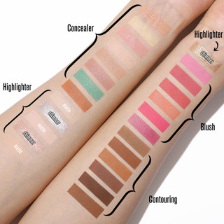 Bảng Mặt Đa Năng UCANBE 26 Màu Sắc 4 Trong 1, Bảng Trang Điểm Lâu Dài Với 8 Kem Che Khuyết Điểm, 6 Đường Viền, 6 Highlighters Và 6 Blushes All In One Palette, Độ Phủ Cao Và Du Lịch