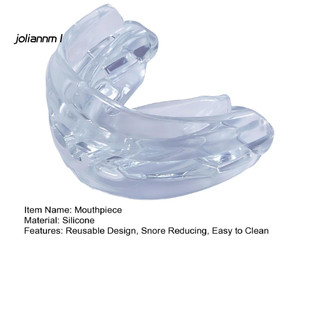 [JM] Thiết bị giảm ngáy Ống ngậm chống ngáy Chống ngáy Ống ngậm silicon Có thể tái sử dụng Bảo vệ ngáy cho nam giới Phụ nữ Bảo vệ răng vừa vặn đa năng Thoải mái cho ban đêm