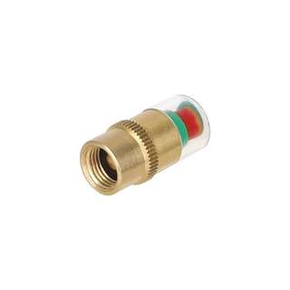 Nắp van cảnh báo áp suất 3 màu kiểm tra mắt Nắp Van Cảnh Báo Áp Suất Lốp, Lõi Đồng, Hiển Thị 3 Màu, Kiểm Tra Bằng Mắt