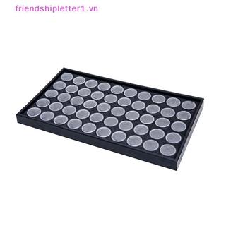 {FH Fashion} 1 Bộ Hộp Trưng Bày Đá Quý Hộp Đựng Nhựa Tròn Nhỏ Hộp Đựng Trang Sức Hộp Đựng Có Bọt.