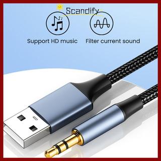 [Còn hàng] Loa SCANDIFY USB sang 3,5mm USB A đến 3,5 Jack Tai nghe Aux Line