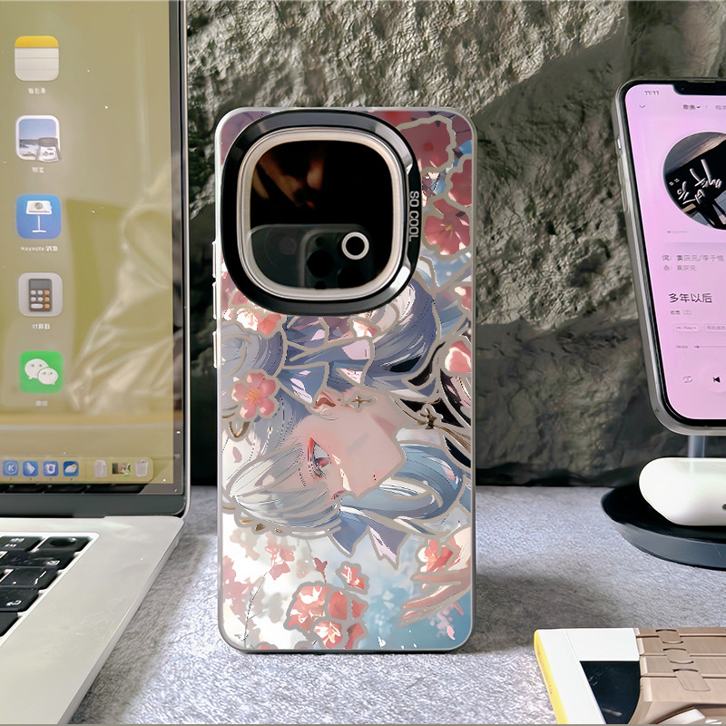 Dành cho iQOO 15 13 12 Pro Z10 Turbo Pro Z9 Neo 10 / 9 Sóng gió _ Jinhsi Micro Matte Vỏ điện thoại cứng cho iQOO Z9 Turbo Z8 Vỏ iQOO chống sốc