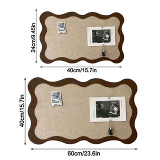 Tấm nỉ SHUPUN, Nhãn dán tường ảnh không khoan tự dính, Thời trang 60x40cm Dễ dàng cài đặt Nền trưng bày Trang trí bàn làm việc phòng khách Phòng ngủ