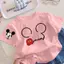 Gái Bé Thoáng Hè, Rộng Dáng, Ngắn Áo, Mickey