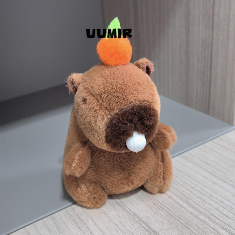 UUMIR Sang Trọng Capybara Móc Khóa, Chuột Lang Thú Nhồi Bông Mô Phỏng Capybara Mặt Dây Chuyền, Kawaii Hoạt Hình Mềm Capybara Lông Tơ Búp Bê Động Vật Quà Tặng Sinh Nhật