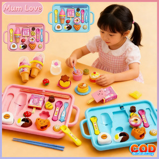 Đồ Chơi Thức Ăn Mini Trẻ Em,Chất Liệu Nhựa ABS An Toàn,Đồ Chơi đóng Vai,quà Tặng Sinh Nhật Cho Bé Gái