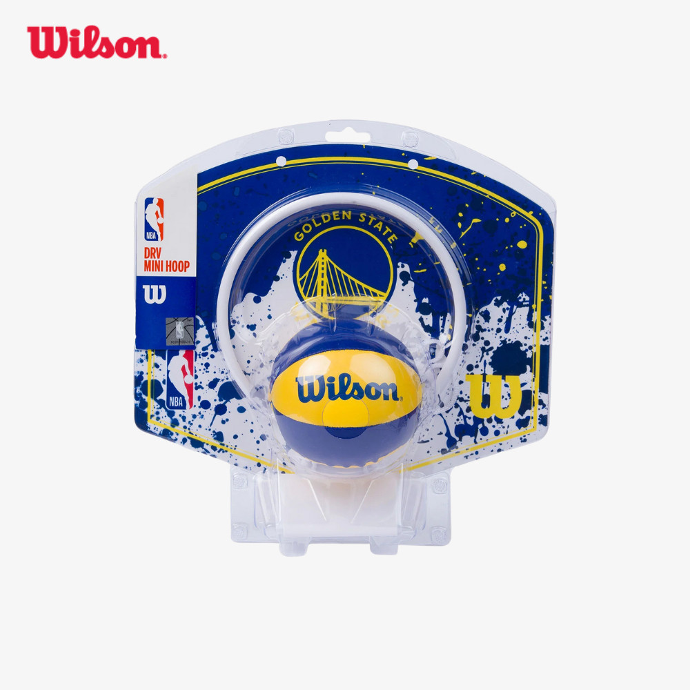 Wilson NBA Golden State Warriors Mini Hoop Bộ Bóng Rổ Mini Golden State Warriors WTBA1302GOL
