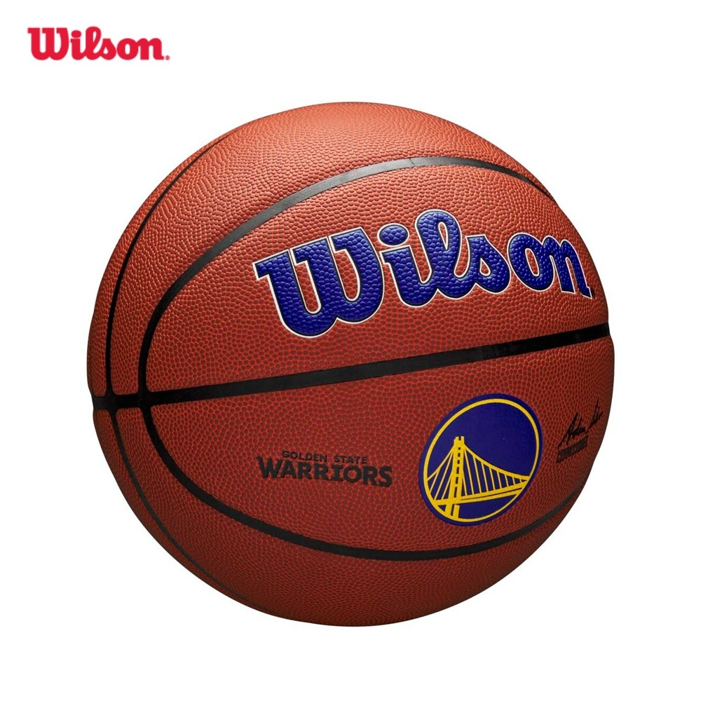 Wilson NBA Team Composite Golden State Warriors Size 7 Basketball Bóng Rổ WZ4029310XB7