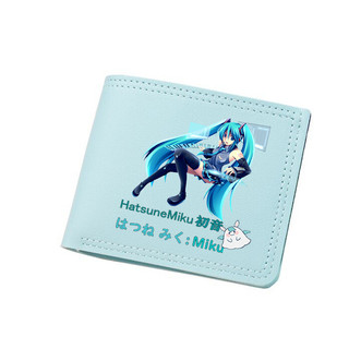 Miku Hàng Hóa Tương Lai Hai Chiều Ví Đựng Tiền Xu Trẻ Em Học Sinh Ví Chuyên Dụng Đựng Thẻ Ví Bé Gái