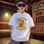 Áo Thun Tay Lỡ, Kích Cỡ 90-150, Thời Trang, Thoáng Khí, Màu Sắc, Vải Bông In Hình