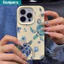 Ốp điện thoại Ibumpers Vỏ chủ đề hải lý thẩm mỹ & Vỏ silicon mềm chống sốc cho iPhone 11 12 13 14 15 16 17 Pro Max IP Plus