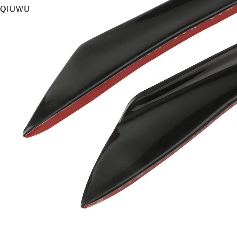 QIUWU Cản Trước Bên Canards Splitter Vây Cánh lướt gió cản trước đa năng.