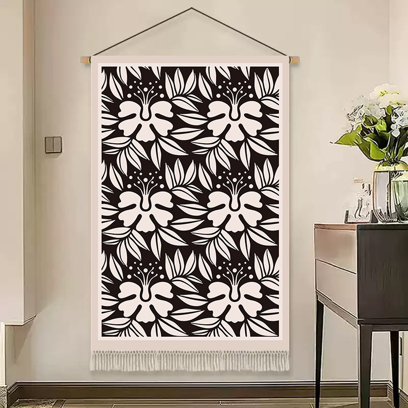 [Phong Cách Pháp Cổ Điển] Tranh Vải Treo Tường Nghệ Thuật 中古 (Mid-century) - Thảm Vải Decor Đầu Giường & Phòng Khách Che Khuyết Điểm Tường Cực Xinh