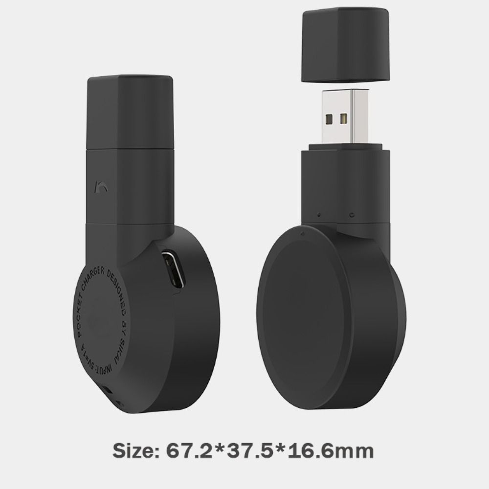 Bộ sạc không dây từ tính BRABRAAA, Bộ sạc đế di động loại C kép, Đế sạc USB nhanh thay thế cho Galaxy Watch Ultra / 7 6 / 5 / / 4 / 3 / Active2