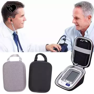 Túi bảo vệ máy đo huyết áp SJJL, Hộp đựng máy đo huyết áp hình tam giác vỏ cứng, Vỏ cứng thiết kế lưới chống nước di động cho máy đo huyết áp