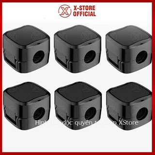 Kẹp giữ dây sạc bằng nhựa hít nam châm dán tường siêu dính giúp cố định dây điện, kẹp cố định dây sạc mini - KDSCNC