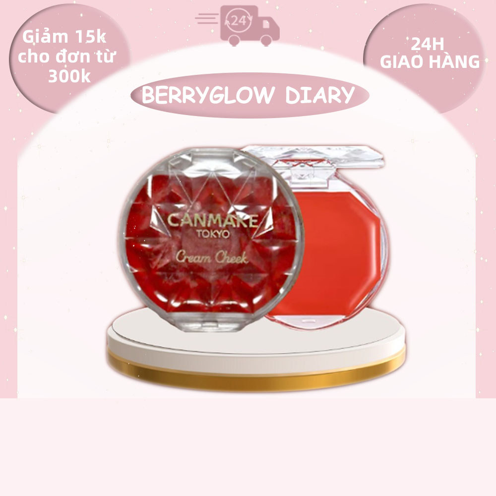 Canmake Blush Cream – Phấn Má Kem Mềm Mịn, Tạo Vẻ Đẹp Tự Nhiên Và Tươi Tắn!