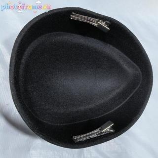 Mũ Nồi Vintage Tiếp Viên Hàng Không - Phong Cách Retro với Kẹp Tóc Thời Trang