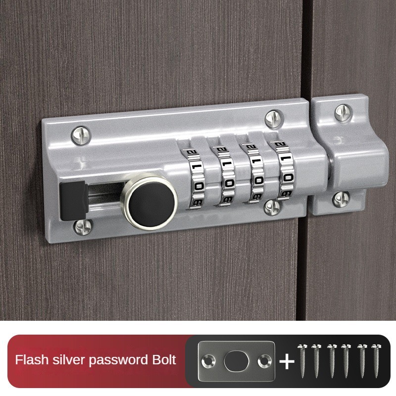 Khóa mã cửa bằng gỗ Bu lông hợp kim kẽm chốt an toàn kết hợp ổ khóa kỹ thuật số phần cứng