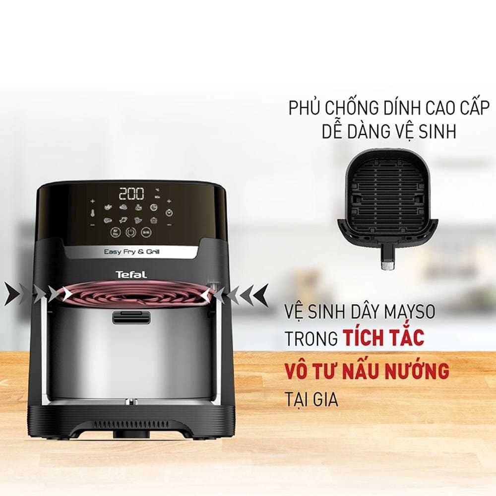 [KOL/KOC] Nồi chiên không dầu Tefal EY505815 4.2 lít - Công suất 1550W - Bảo hành chính hãng 24 tháng