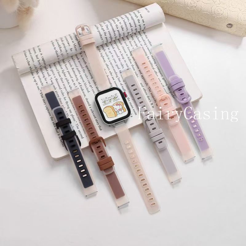 Dây đeo silicon hai tông màu Jelly cho Huawei Watch Fit 4 4Pro Band Vòng đeo tay thể thao cho Huawei Fit3 Fit2 Dây đeo đồng hồ thay thế