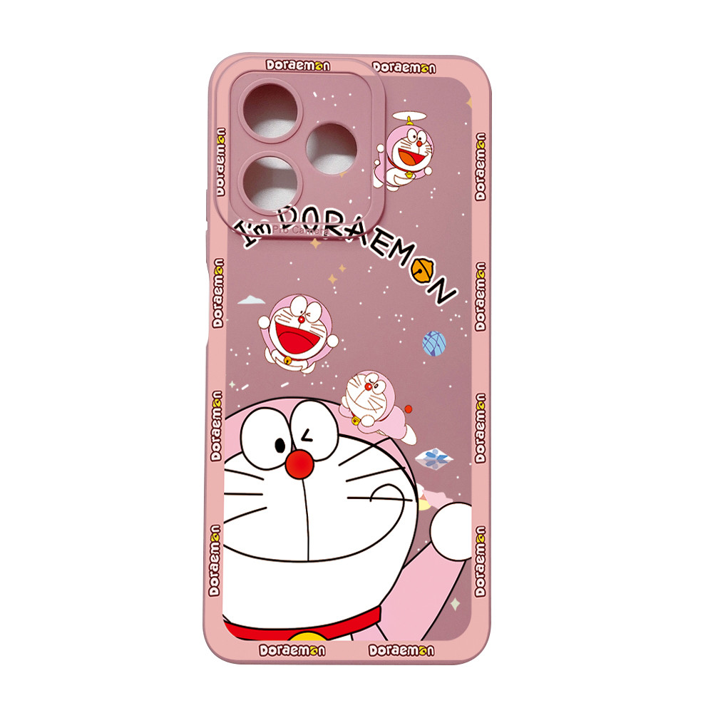 Tương thích với OPPO A3X A5X A5i A3 A5 Pro A80 A60 A20 A38 Smile Doremon Vỏ bảo vệ ống kính