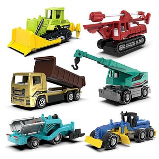 Hợp Kim Cọc Máy Mô Hình Trẻ Em Trượt Xe Bé Trai Kỹ Thuật Hạm Đội Vận Chuyển Đồ Chơi Sửa Chữa Xe Đường Bộ
