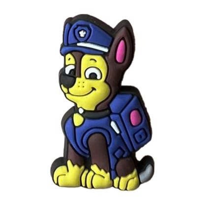 Set 12 Sticker/ Charm gắn dép chó cứu hộ vui vẻ