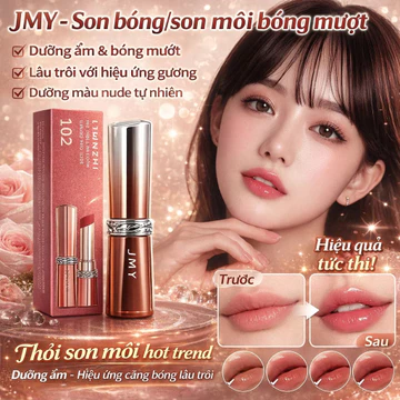 ✨Hiệu Ứng Nước Long Lanh/Độ Ẩm Cao Suốt Ngày🌿Son Bóng Môi Dạng Kem Mềm Mịn/Son Môi Dưỡng Ẩm Cao Cấp Cho Nữ/Sản Phẩm Trang Điểm Môi Quyến Rũ/Dưỡng Môi Và Làm Đầy Đôi Môi/Son Dưỡng Môi Bóng Nước Cho Thu