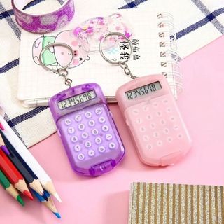 Móc chìa khóa ITRUMPET, Màn hình 8 chữ số Máy tính sáng tạo, Đồ dùng học tập Mini nhẹ đa chức năng di động