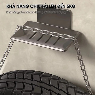 【COD】Bộ khay đựng xà phòng chống thấm nước, dán trực tiếp lên tường gạch hoặc kính, tiết kiệm không gian và dễ dàng lau