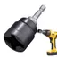 Bộ chuyển đổi Jack cắm ô tô LACYESUK, Bánh răng tiết kiệm lao động Jack xe chống gỉ, Thanh nối bóng thép chống ăn mòn Dụng cụ khoan đa năng Bảo trì xe