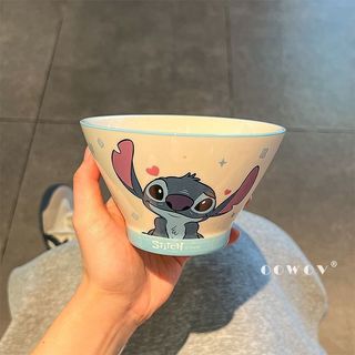 Stitch Joint Gốm Bát Hoạt Hình Hàng Hóa Phong Cách Mới Bát Canh Hộ Gia Đình Giá Trị Cao