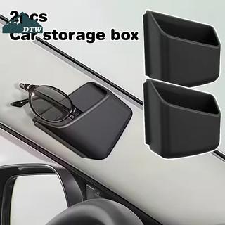 Hộp đựng kính và điện thoại ô tô phong cách DTW, hai lớp chống trượt, vật liệu bền, thiết kế tối giản
