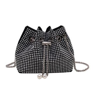 Thời Trang Niche Túi Nhỏ Nữ Mùa Hè Phong Cách Mới Sáng Kim Cương Túi ins Influencer Bán Chạy Dây Xích Xô Túi