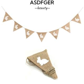 ASDFGER Vải Bố Tiệc Vintage Trang Trí Lễ Phục Sinh Vui Vẻ