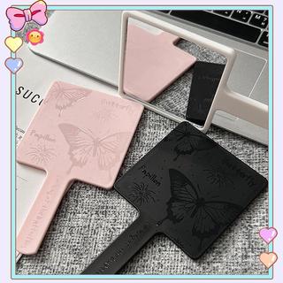 [beautifulhome] Gương vuông hình bướm cổ điển Mini cầm tay để bàn mỹ phẩm Gương trang điểm du lịch Gương làm đẹp di động Quà tặng sinh nhật cô gái [làm đẹp]