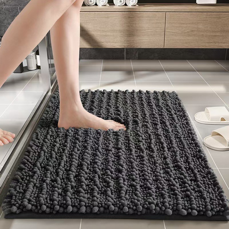 [Dày Dặn Cao Cấp] Thảm Lau Chân Sợi Chenille Chùm - Thảm Trang Trí Cửa Ra Vào & Phòng Ngủ Siêu Thấm Hút, Kháng Bẩn & Chống Trượt Tuyệt Đối