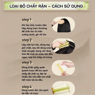 【COD】Lược trúc mát xa truyền thống không chỉ làm sạch gàu mà còn giúp thư giãn tinh thần sau một ngày dài mệt mỏi.