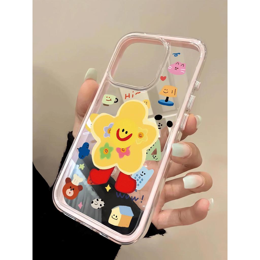 Ngôi sao búp bê cho iPhone 17 16Promax trường hợp 15 11 3 trong 1 bezel