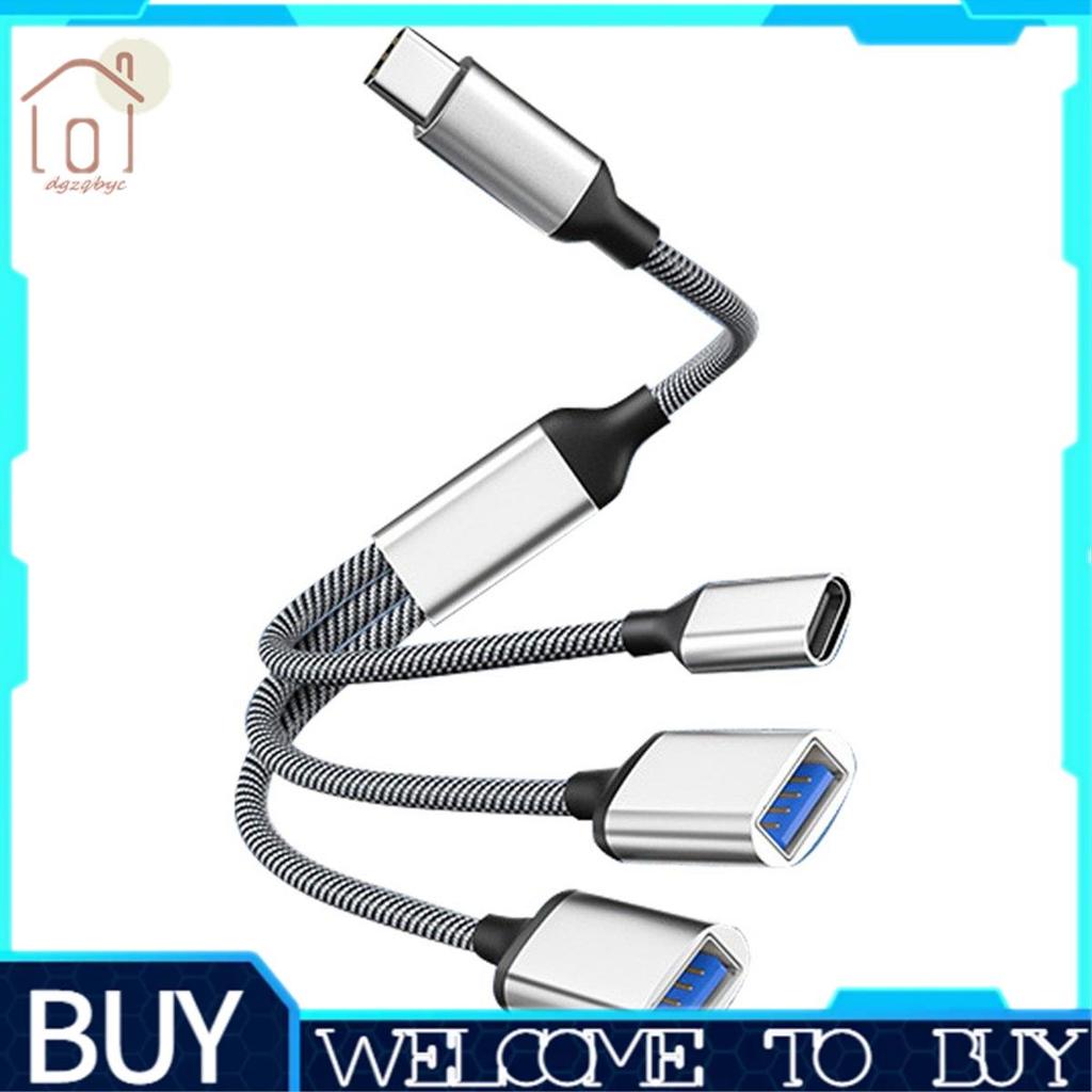 Cáp chia USB Bộ chia nguồn dữ liệu Bộ chuyển đổi chia nguồn USB C Bộ chuyển đổi điện thoại cáp OTG, cho điện thoại Máy tính bảng máy tính xách tay, Dễ sử dụng