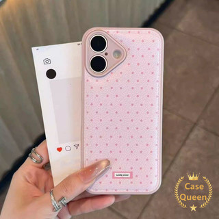 Vỏ Chấm Bi Thời Trang Đơn Giản Tương Thích Cho IPhone 17 11 16 15 12 14 13 Pro Max Air 15 14 16 Plus Họa Tiết Da Toàn Ống Kính Sang Trọng Mới
