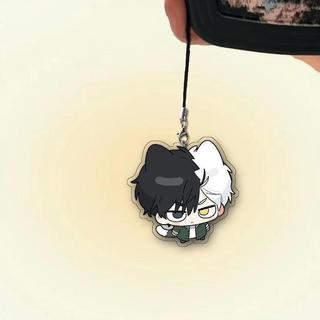 Phone Strap Anime Lucu Wind Breaker Akrilik Transparan – Gantungan HP Sakura Suou Kiryu Nirei Kawaii - PS Sakura