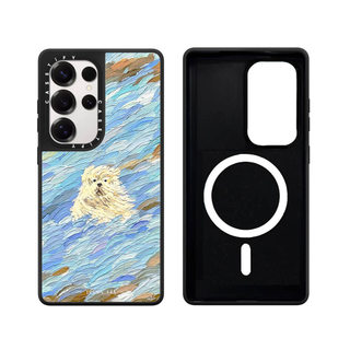 Từ Tranh Sơn Dầu Sơn Gương Chó Cứng Phone Case Dành Cho Samsung Galaxy S26 25 24 23 UItra S26 25 24 23 Plus Vỏ Bảo Vệ Chống Sốc