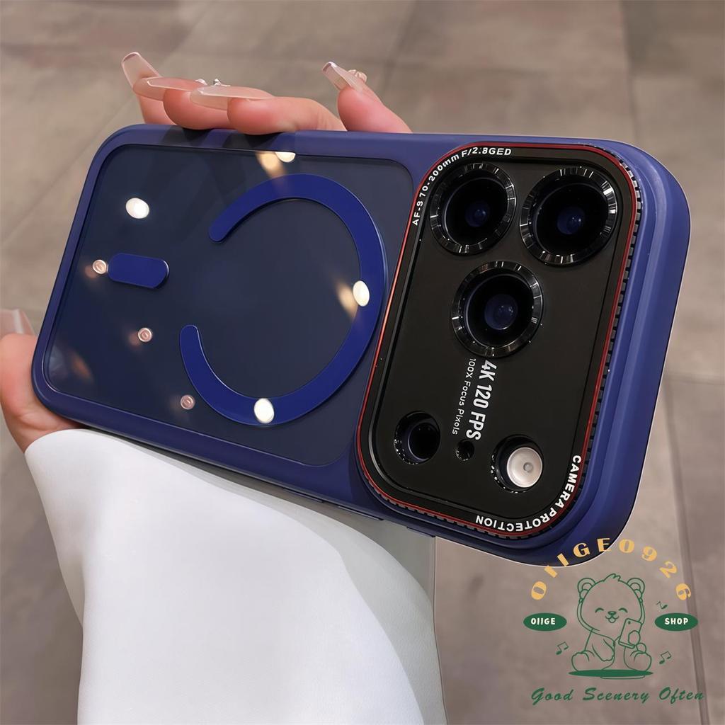 【 Ốp lưng iPhone17 】 Vỏ điện thoại từ tính Lycra mờ cảm giác da acrylic iphone17 Pro Max 16 15 14 cho vỏ iPhone vỏ mềm silicon TPU chống sốc