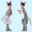💕Chỗ💕 Trẻ Em Chuột Động Vật 3-12 Tuổi Trang Phục Quần Áo Cho Bé Gái Trới Lạ Halloween Giáng Sinh
