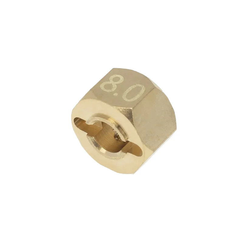 4 Đồng Bánh Xe Lục Giác Hub 12 Mm Chiều Rộng Khớp Nối Cho Trục SCX10 90046 RR10 RGT 86100 MST 1 / 10 RC Xe Bánh Xích Phụ Kiện Sửa Chữa