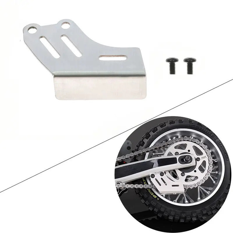 Bảo vệ xích sau bằng thép không gỉ cho xe máy RC 1 / 4 Losi Promoto-MX - Bảo vệ ổ đĩa bền