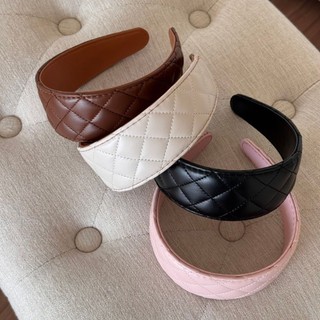 Băng Đô Quấn Phong Cách Retro Da Kim Cương, Mới và Sang Trọng